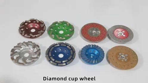 125mm Turbo Segment Diamond Cup Wheel Concrete Grinding Tool Granite Polishing Tool