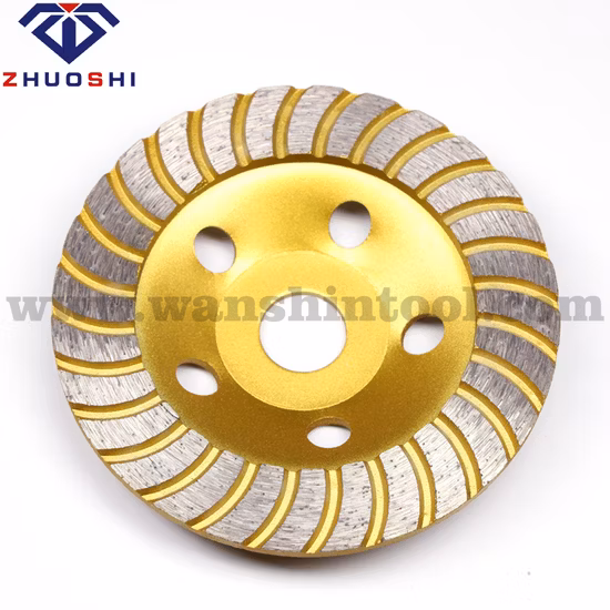 125mm Turbo Segment Diamond Cup Wheel Concrete Grinding Tool Granite Polishing Tool