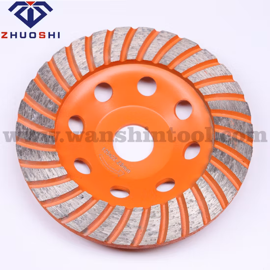 125mm Turbo Segment Diamond Cup Wheel Concrete Grinding Tool Granite Polishing Tool